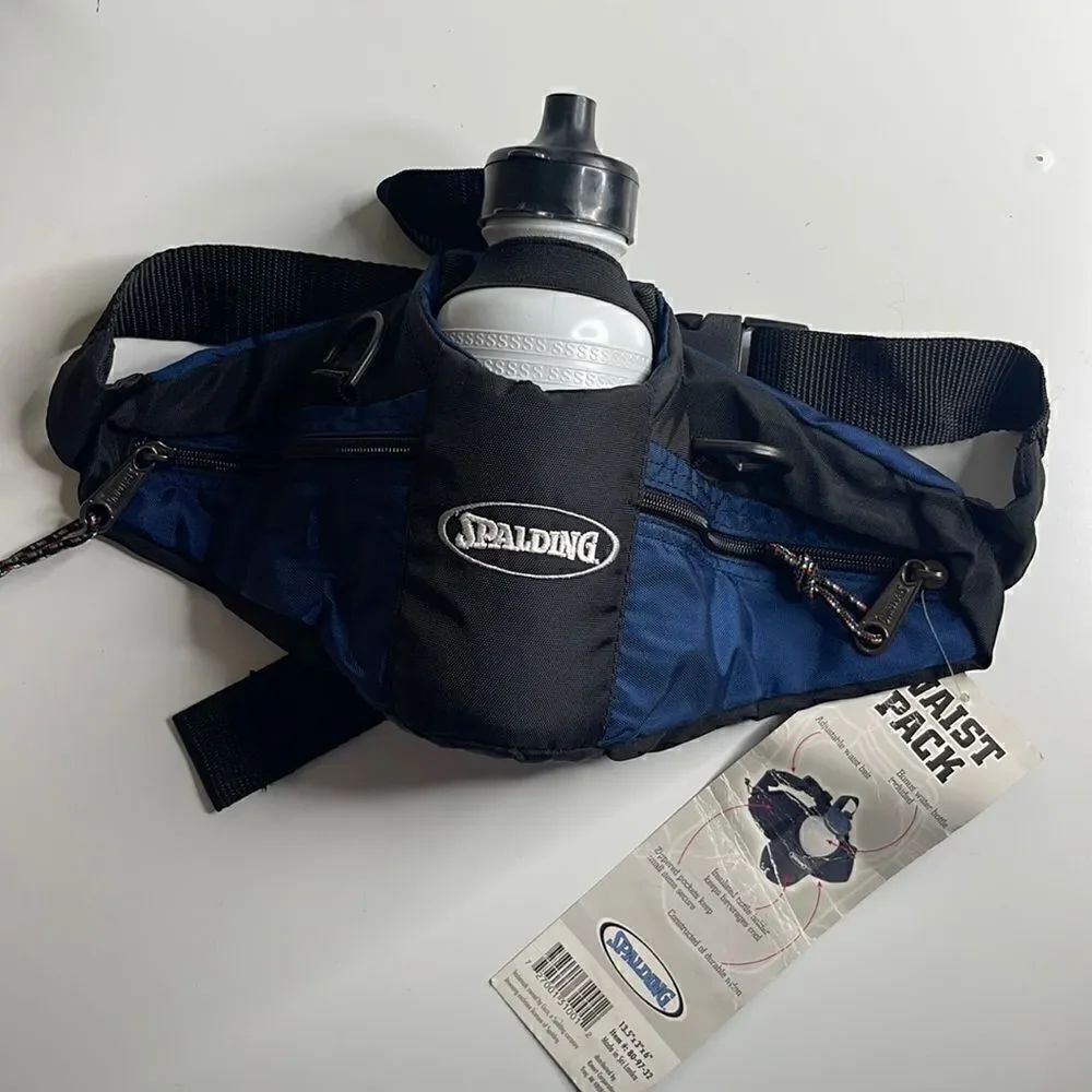 Spaulding waist pack Fanny pack with water bottle.  NWT.